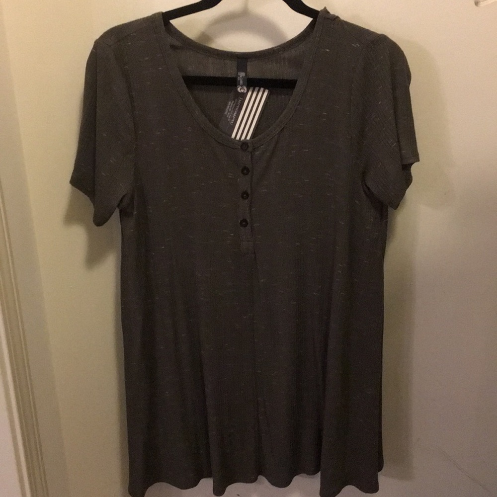 Dark Green Top